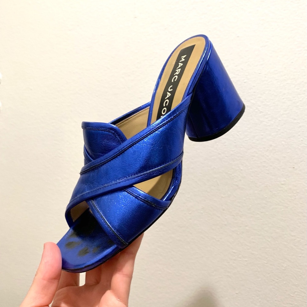 Marc Jacob’s 🔵 Electric Blue 🔵 Heeled Mule